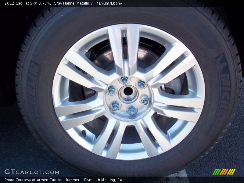 Gray Flannel Metallic / Titanium/Ebony 2012 Cadillac SRX Luxury