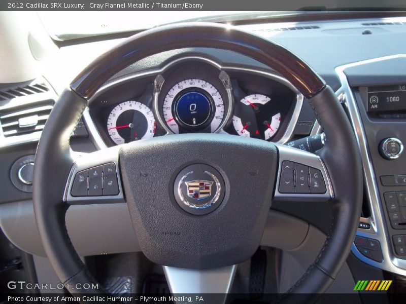 Gray Flannel Metallic / Titanium/Ebony 2012 Cadillac SRX Luxury