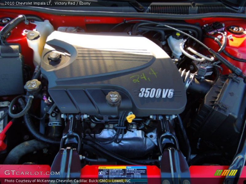 Victory Red / Ebony 2010 Chevrolet Impala LT