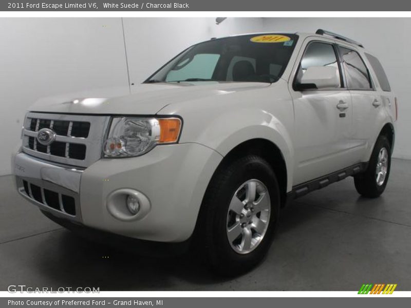White Suede / Charcoal Black 2011 Ford Escape Limited V6