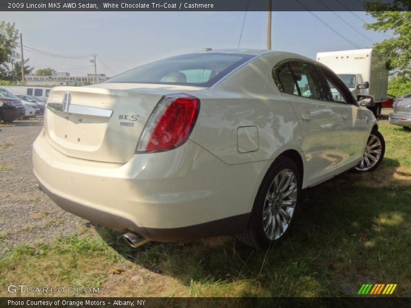 White Chocolate Tri-Coat / Cashmere 2009 Lincoln MKS AWD Sedan