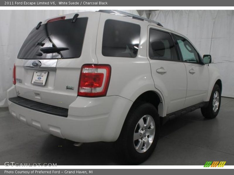 White Suede / Charcoal Black 2011 Ford Escape Limited V6