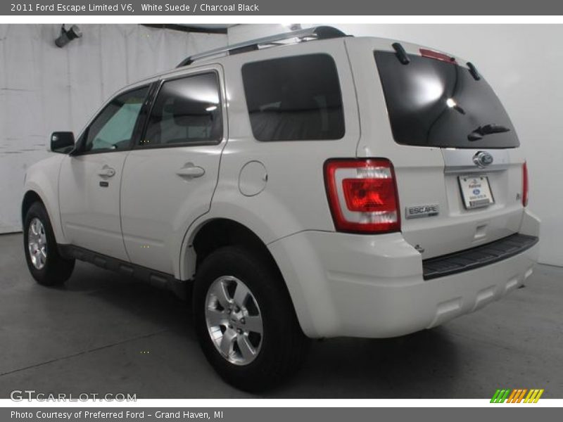 White Suede / Charcoal Black 2011 Ford Escape Limited V6