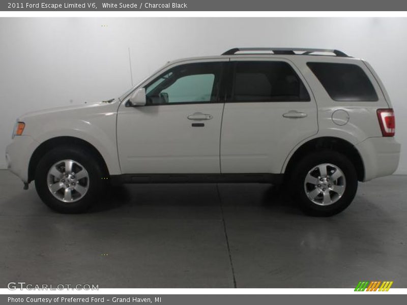 White Suede / Charcoal Black 2011 Ford Escape Limited V6