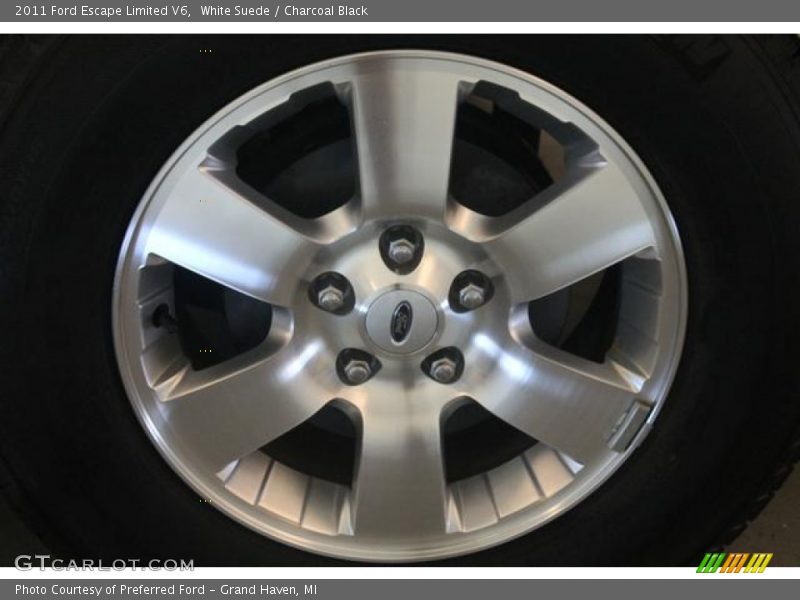 White Suede / Charcoal Black 2011 Ford Escape Limited V6
