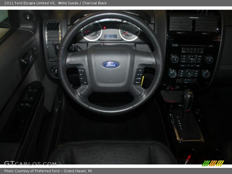 White Suede / Charcoal Black 2011 Ford Escape Limited V6