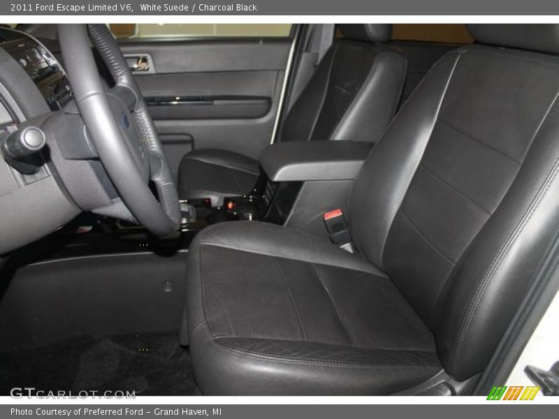 White Suede / Charcoal Black 2011 Ford Escape Limited V6