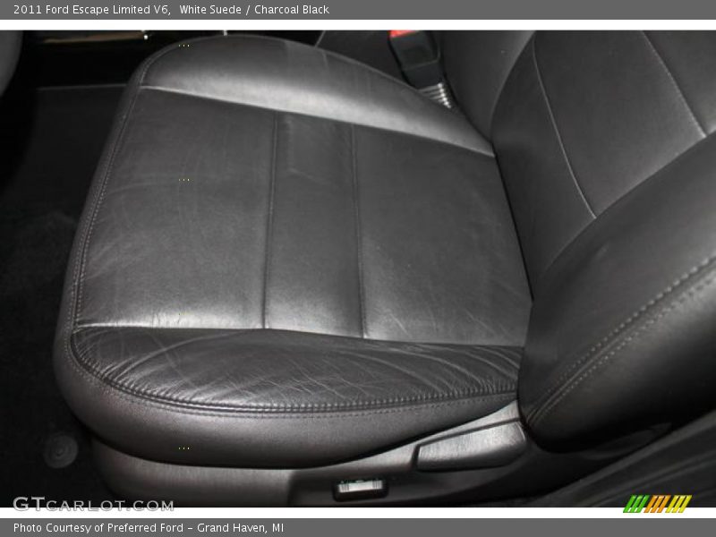 White Suede / Charcoal Black 2011 Ford Escape Limited V6