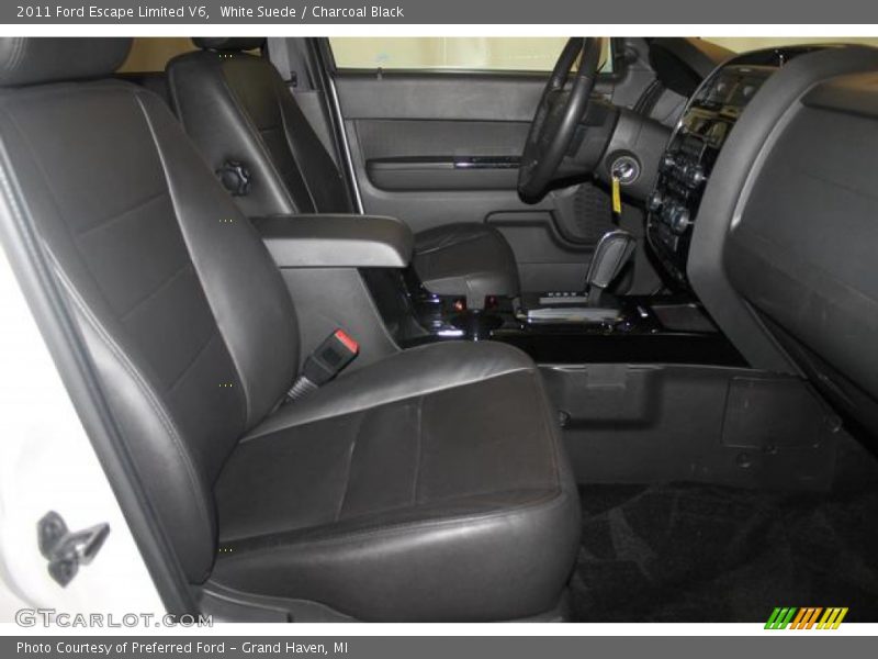 White Suede / Charcoal Black 2011 Ford Escape Limited V6