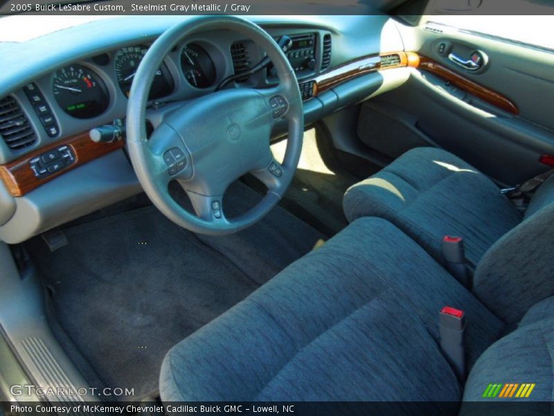Steelmist Gray Metallic / Gray 2005 Buick LeSabre Custom