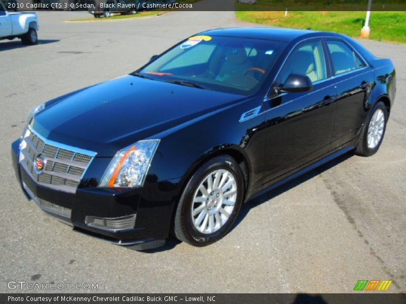 Black Raven / Cashmere/Cocoa 2010 Cadillac CTS 3.0 Sedan