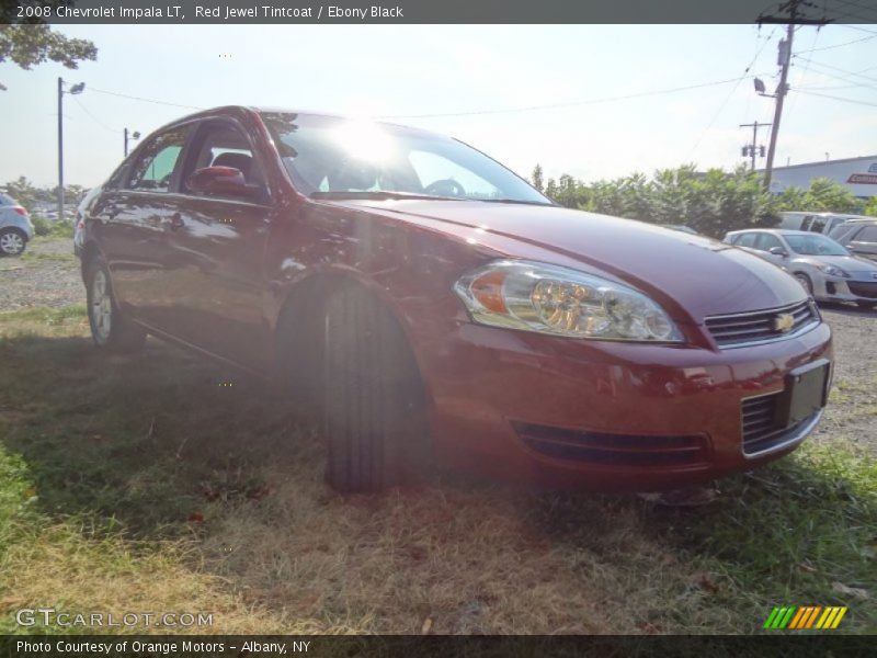 Red Jewel Tintcoat / Ebony Black 2008 Chevrolet Impala LT