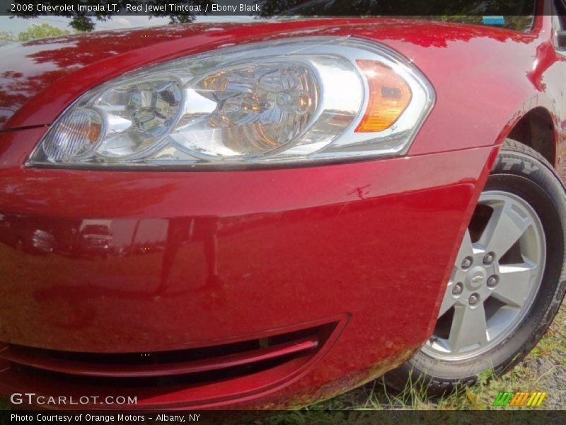 Red Jewel Tintcoat / Ebony Black 2008 Chevrolet Impala LT