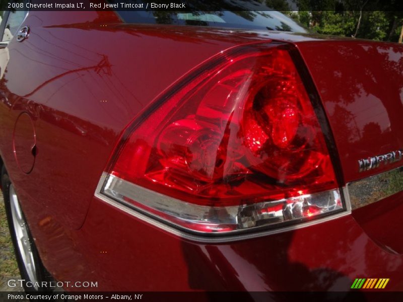 Red Jewel Tintcoat / Ebony Black 2008 Chevrolet Impala LT