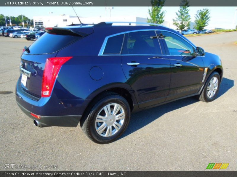 Imperial Blue / Shale/Ebony 2010 Cadillac SRX V6