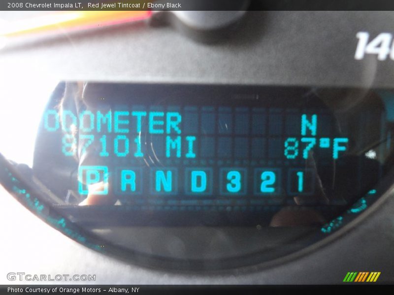 Red Jewel Tintcoat / Ebony Black 2008 Chevrolet Impala LT