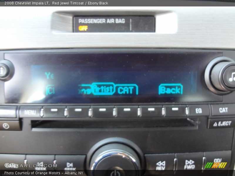 Red Jewel Tintcoat / Ebony Black 2008 Chevrolet Impala LT