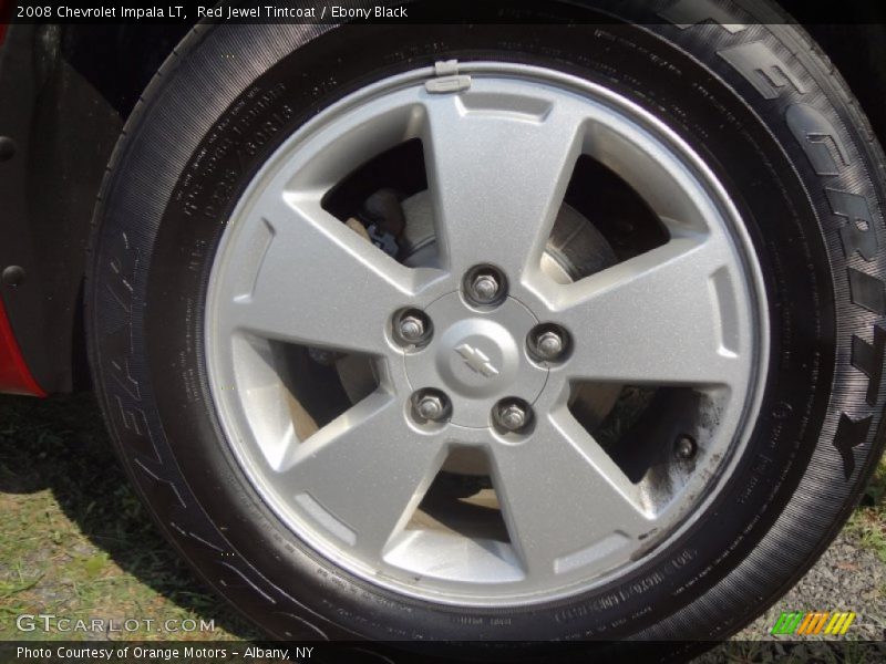 Red Jewel Tintcoat / Ebony Black 2008 Chevrolet Impala LT