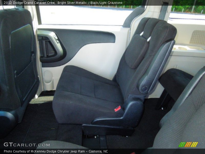 Bright Silver Metallic / Black/Light Graystone 2012 Dodge Grand Caravan Crew