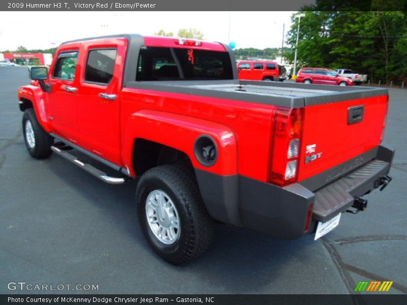 Victory Red / Ebony/Pewter 2009 Hummer H3 T