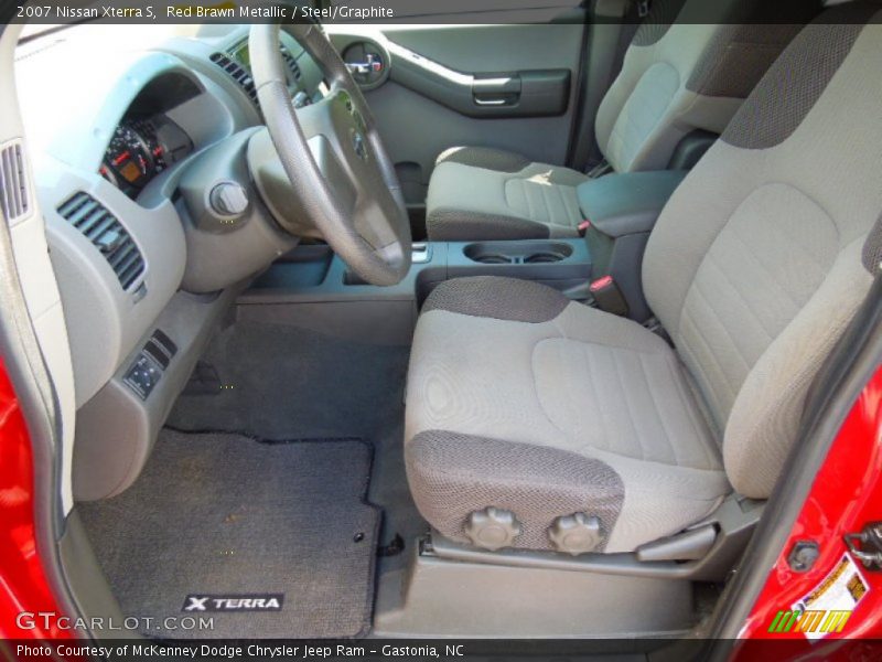 Red Brawn Metallic / Steel/Graphite 2007 Nissan Xterra S