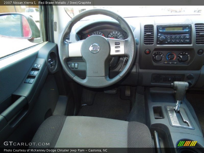 Red Brawn Metallic / Steel/Graphite 2007 Nissan Xterra S
