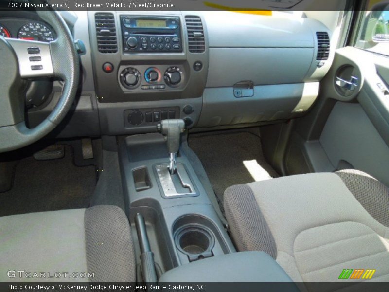 Red Brawn Metallic / Steel/Graphite 2007 Nissan Xterra S