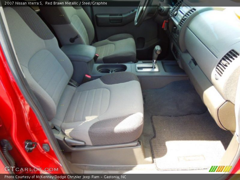 Red Brawn Metallic / Steel/Graphite 2007 Nissan Xterra S