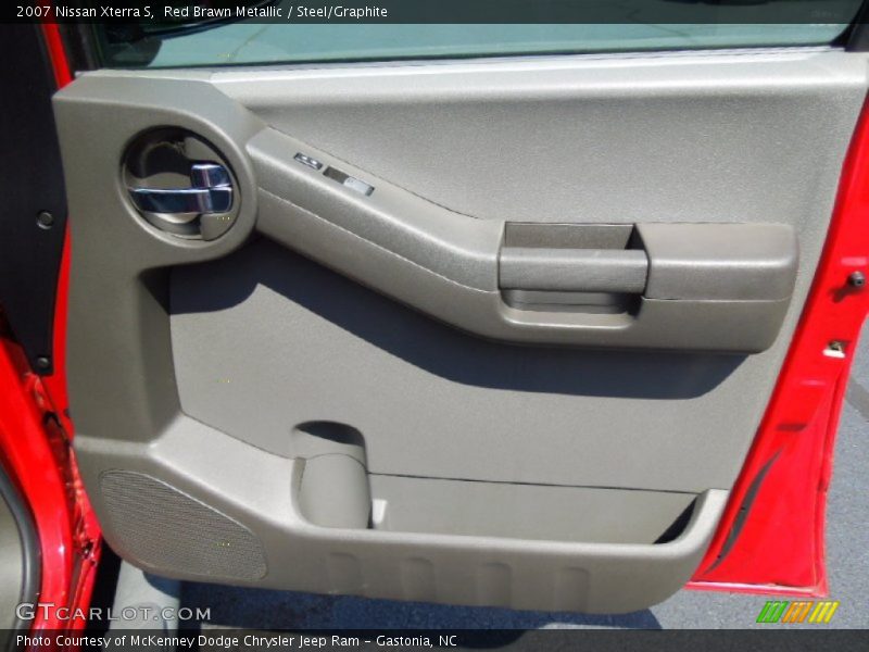 Red Brawn Metallic / Steel/Graphite 2007 Nissan Xterra S
