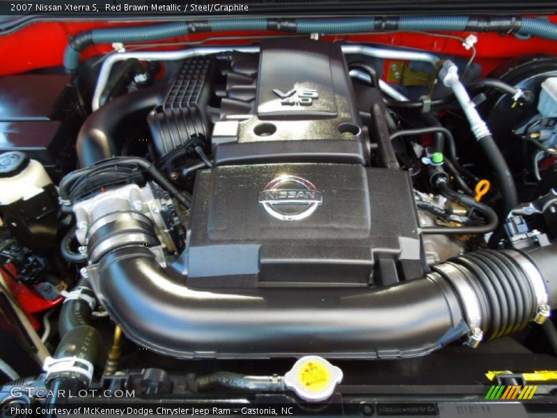 Red Brawn Metallic / Steel/Graphite 2007 Nissan Xterra S