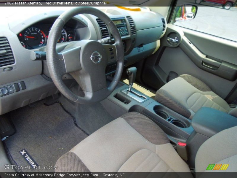 Red Brawn Metallic / Steel/Graphite 2007 Nissan Xterra S