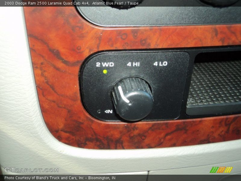 Atlantic Blue Pearl / Taupe 2003 Dodge Ram 2500 Laramie Quad Cab 4x4