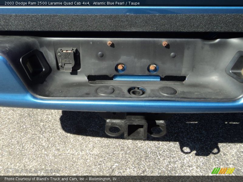 Atlantic Blue Pearl / Taupe 2003 Dodge Ram 2500 Laramie Quad Cab 4x4