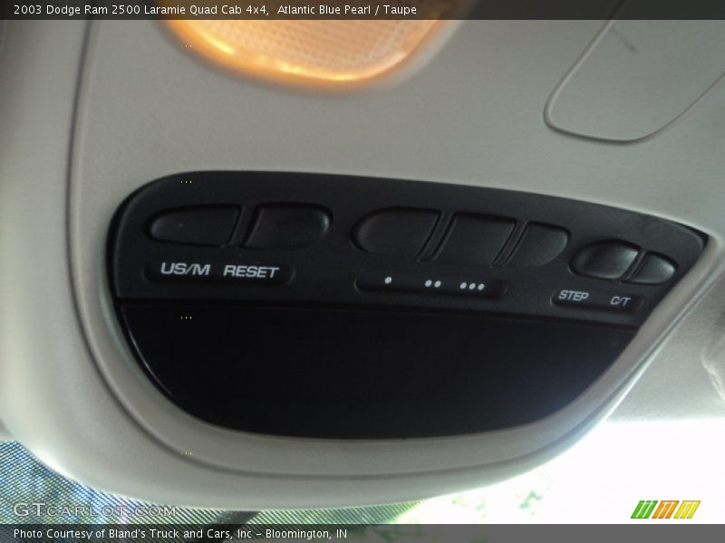 Atlantic Blue Pearl / Taupe 2003 Dodge Ram 2500 Laramie Quad Cab 4x4
