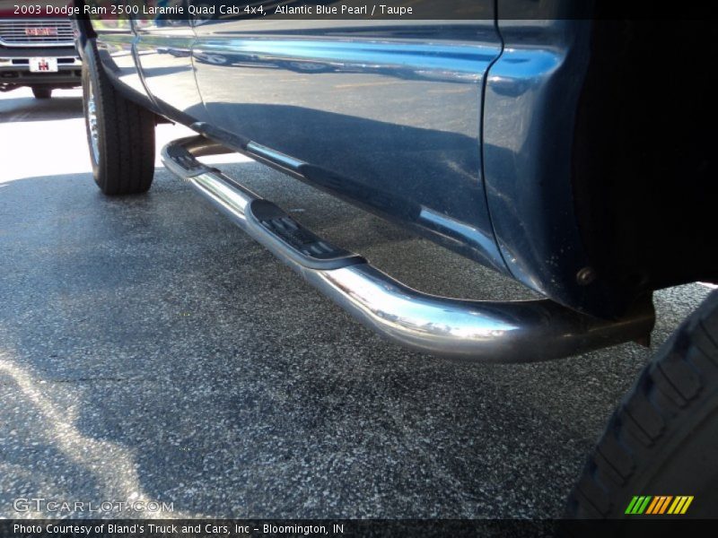 Atlantic Blue Pearl / Taupe 2003 Dodge Ram 2500 Laramie Quad Cab 4x4