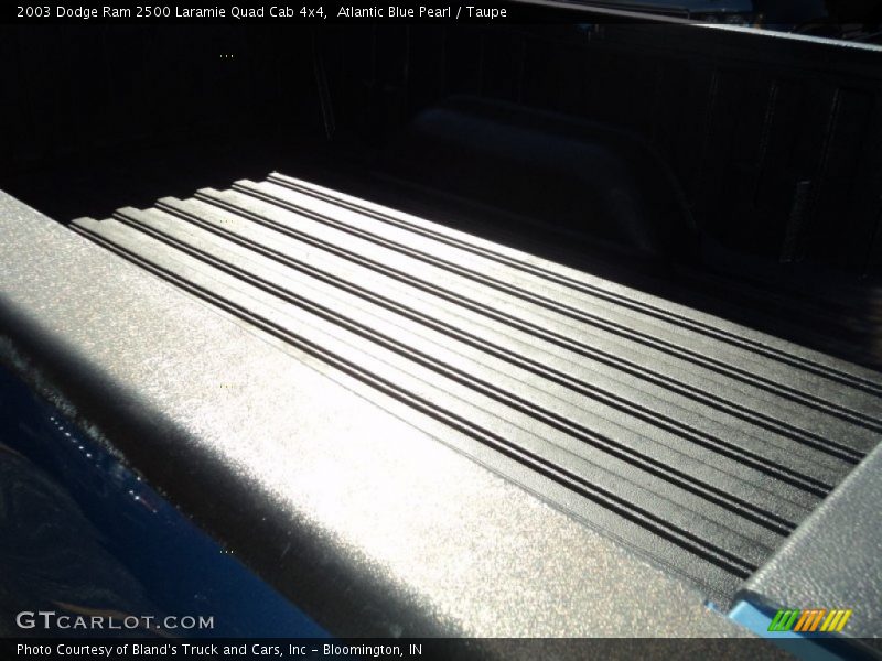 Atlantic Blue Pearl / Taupe 2003 Dodge Ram 2500 Laramie Quad Cab 4x4