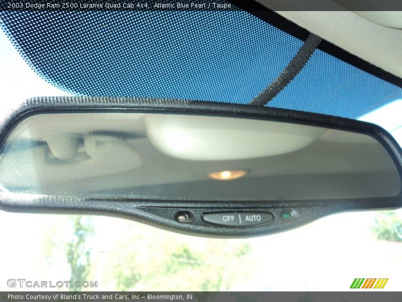 Atlantic Blue Pearl / Taupe 2003 Dodge Ram 2500 Laramie Quad Cab 4x4