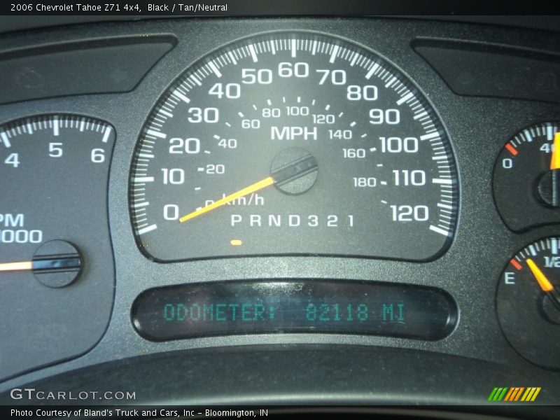 Black / Tan/Neutral 2006 Chevrolet Tahoe Z71 4x4