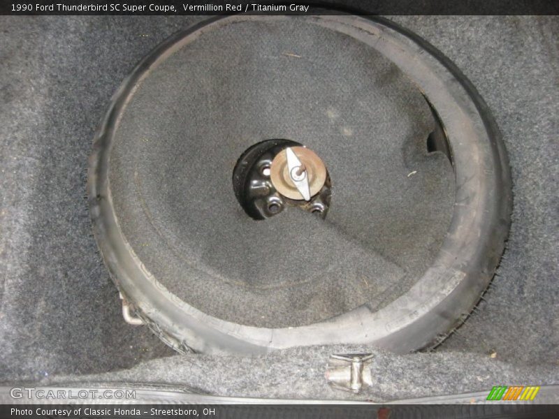 Vermillion Red / Titanium Gray 1990 Ford Thunderbird SC Super Coupe