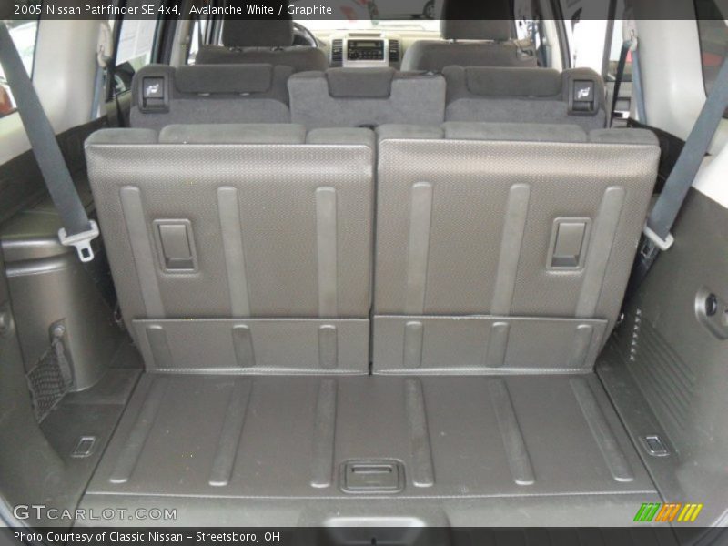Avalanche White / Graphite 2005 Nissan Pathfinder SE 4x4