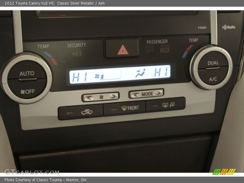 Classic Silver Metallic / Ash 2012 Toyota Camry XLE V6