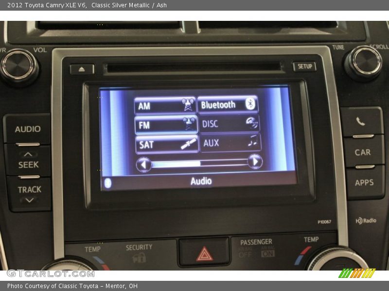 Classic Silver Metallic / Ash 2012 Toyota Camry XLE V6