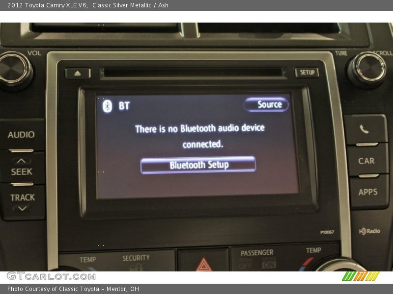 Classic Silver Metallic / Ash 2012 Toyota Camry XLE V6