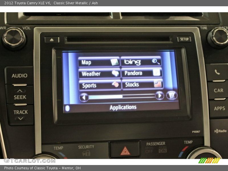 Classic Silver Metallic / Ash 2012 Toyota Camry XLE V6