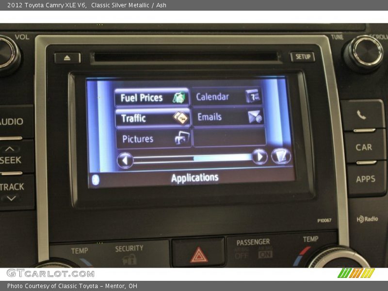 Classic Silver Metallic / Ash 2012 Toyota Camry XLE V6