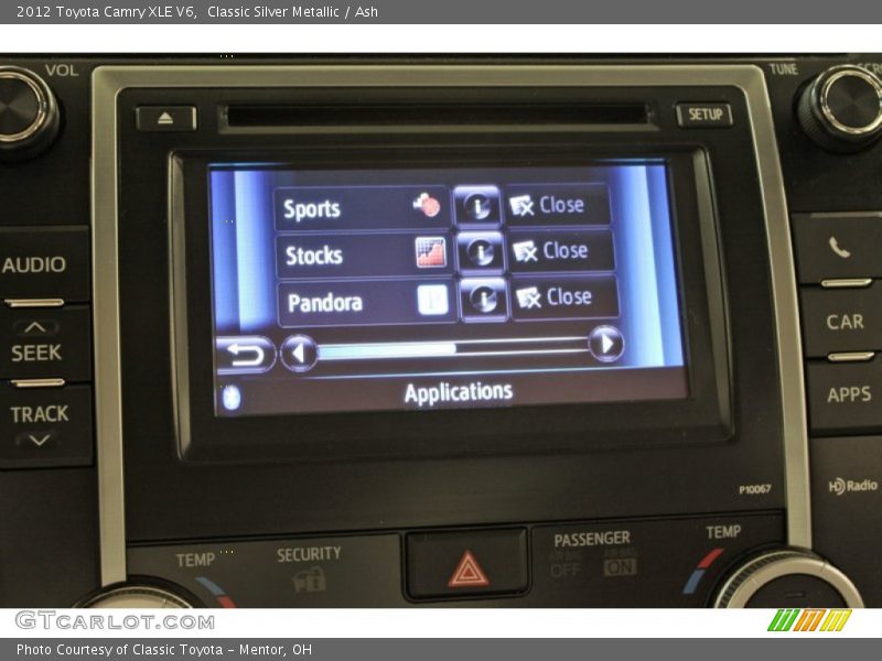 Classic Silver Metallic / Ash 2012 Toyota Camry XLE V6