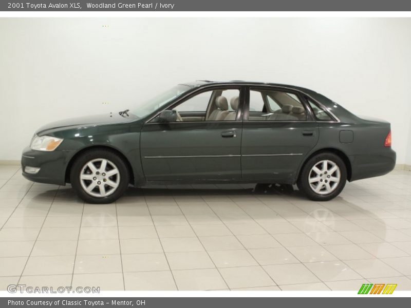 Woodland Green Pearl / Ivory 2001 Toyota Avalon XLS