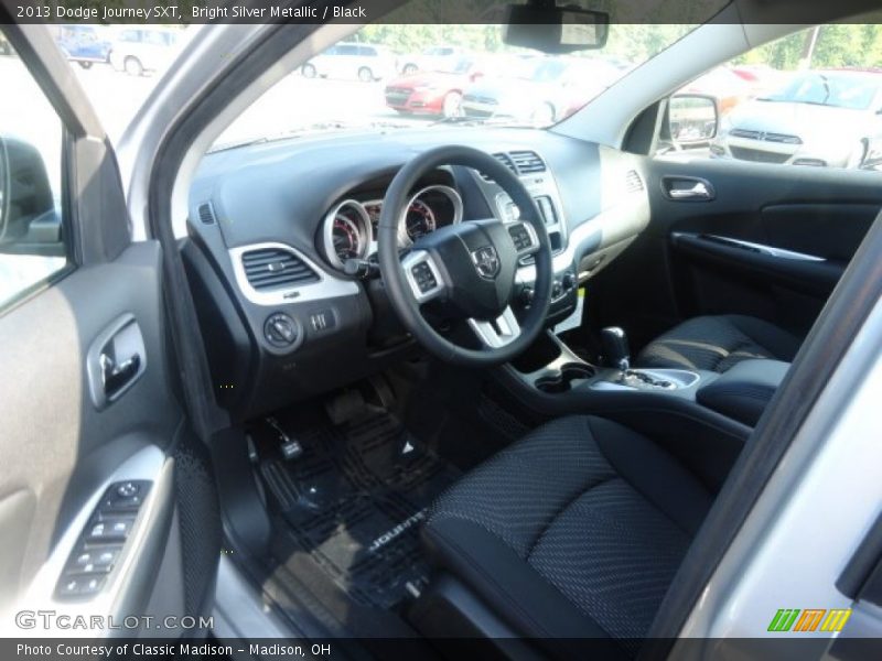 Bright Silver Metallic / Black 2013 Dodge Journey SXT