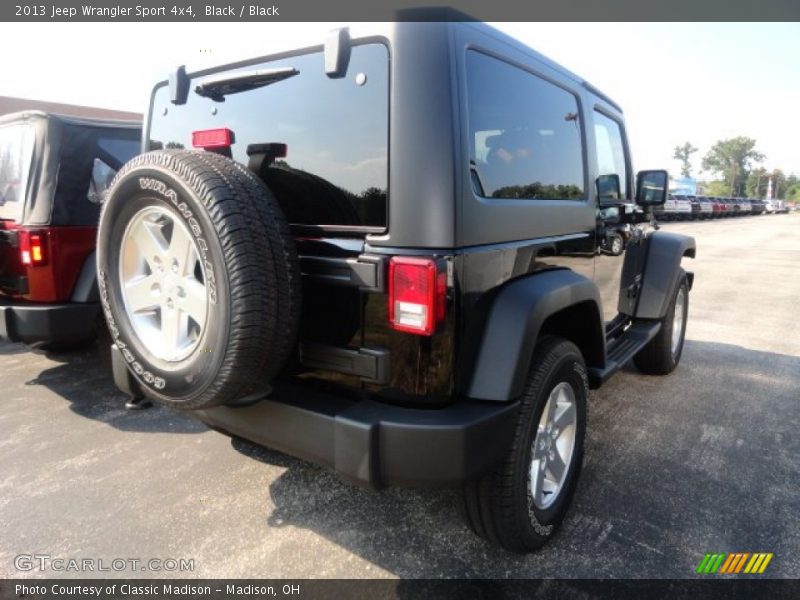 Black / Black 2013 Jeep Wrangler Sport 4x4