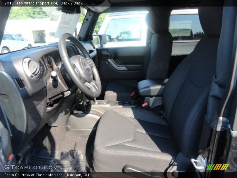 Black / Black 2013 Jeep Wrangler Sport 4x4
